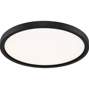Quoizel 15" Outskirt Flush Mount, Oil Rubbed Bronze