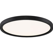 Quoizel 15" Outskirt Flush Mount, Oil Rubbed Bronze