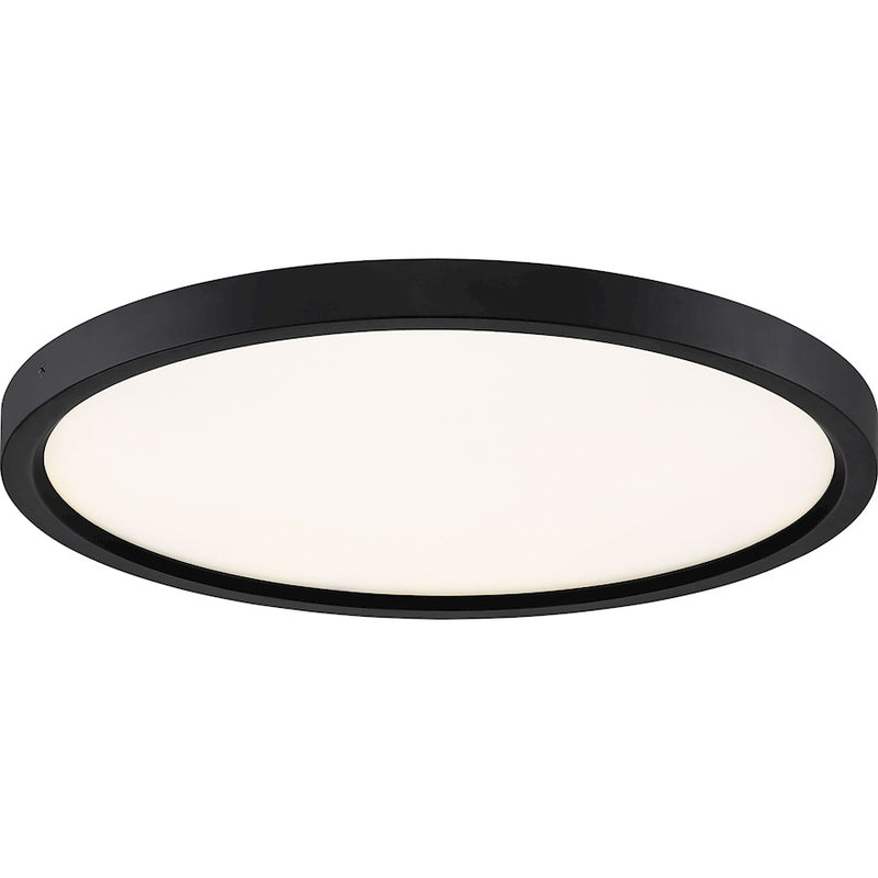 Quoizel 15" Outskirt Flush Mount, Oil Rubbed Bronze