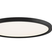 Quoizel 20" Outskirt Flush Mount, Oil Rubbed Bronze