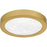 Quoizel Outskirts LED 8" Flush Mount, Gold/Alabaster Acrylic