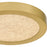 Quoizel Outskirts LED 8" Flush Mount, Gold/Alabaster Acrylic