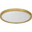 Quoizel Outskirts LED 15" Flush Mount, Gold/Alabaster Acrylic