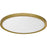 Quoizel Outskirts LED 20" Flush Mount, Gold/Alabaster Acrylic