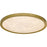 Quoizel Outskirts LED 20" Flush Mount, Gold/Alabaster Acrylic