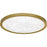 Quoizel Outskirts LED 20" Flush Mount, Gold/Alabaster Acrylic