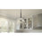 Quoizel Otten 1 Light Mini Pendant, Matte Black/Clear Seedy