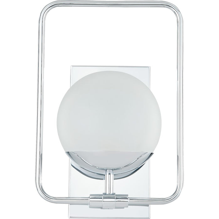 Quoizel Padgett 1 Light Wall Sconce, Polished Chrome