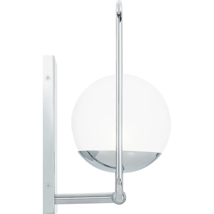 Quoizel Padgett 1 Light Wall Sconce, Polished Chrome