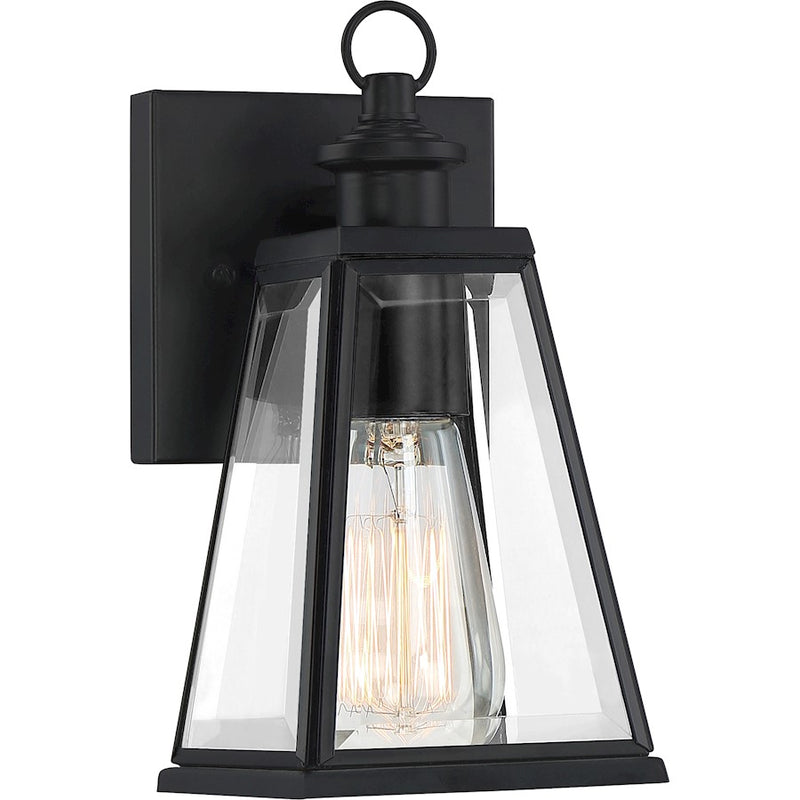 Quoizel Paxton 1 Light 4" Outdoor Lantern, Matte Black