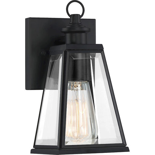 Quoizel Paxton 1 Light 4" Outdoor Lantern, Matte Black