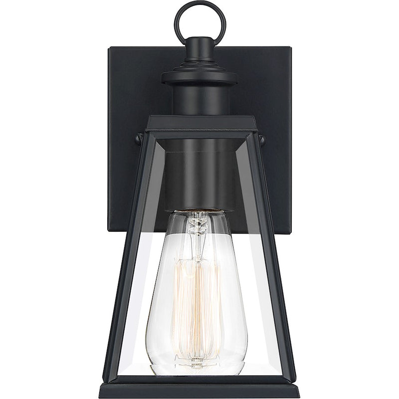 Quoizel Paxton 1 Light 4" Outdoor Lantern, Matte Black