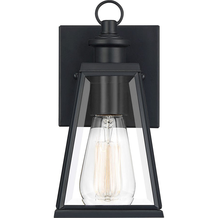 Quoizel Paxton 1 Light 4" Outdoor Lantern, Matte Black