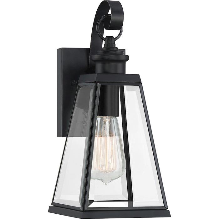 Quoizel Paxton 1 Light 5" Outdoor Lantern, Matte Black
