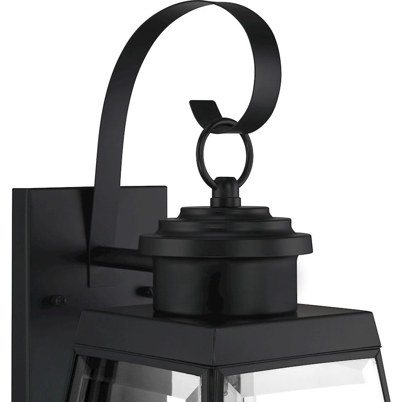 Quoizel Paxton 1 Light 5" Outdoor Lantern, Matte Black