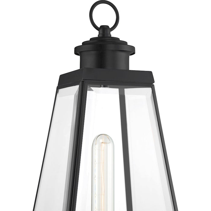 Quoizel Paxton 1 Light Outdoor Lantern, Matte Black