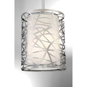 Quoizel Platinum Abode 1 Light Mini Pendant, Polished Chrome