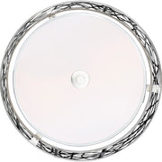 Quoizel Platinum Collection Abode Semi-Flush Mount, 2 Light, Polished Chrome