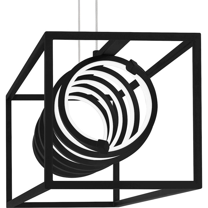 Quoizel Amaranth LED Island Light, Matte Black