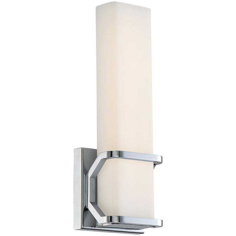 Quoizel Platinum Collection Axis Bath Light, 1 Light, Polished Chrome