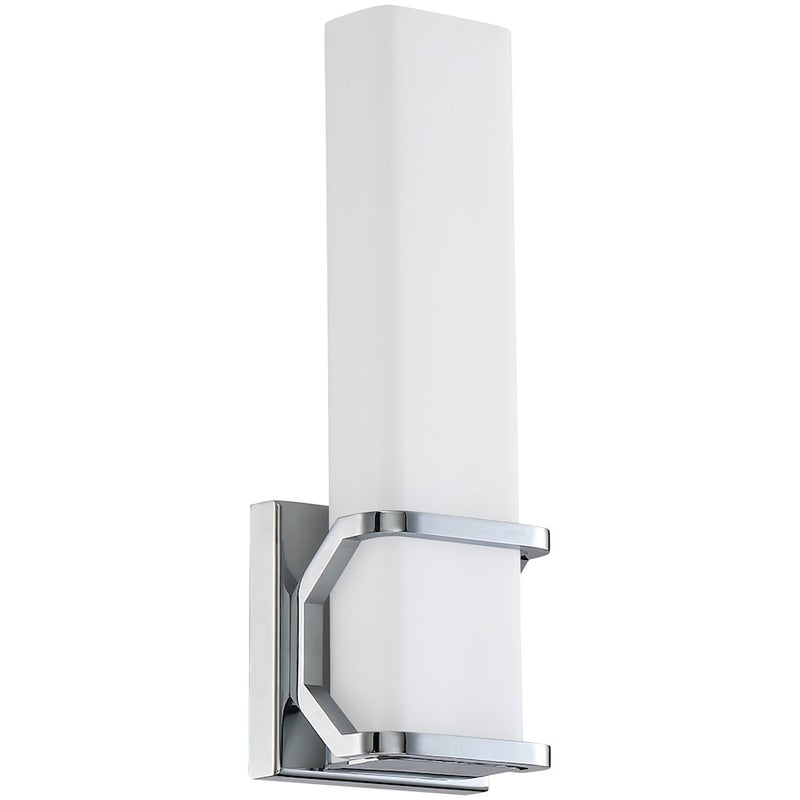 Quoizel Platinum Collection Axis Bath Light, 1 Light, Polished Chrome