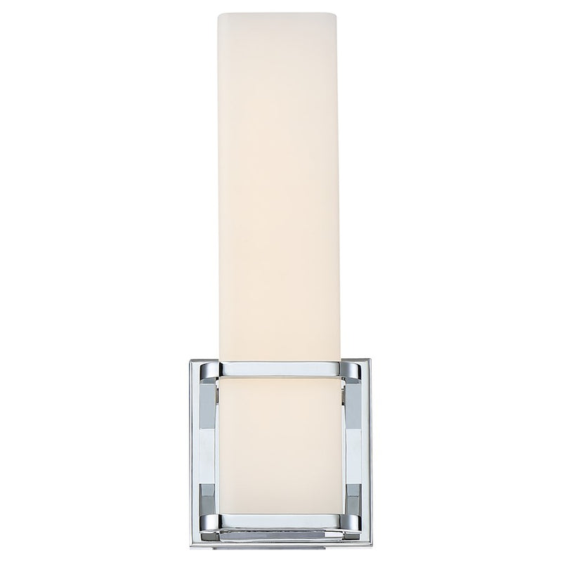 Quoizel Platinum Collection Axis Bath Light, 1 Light, Polished Chrome