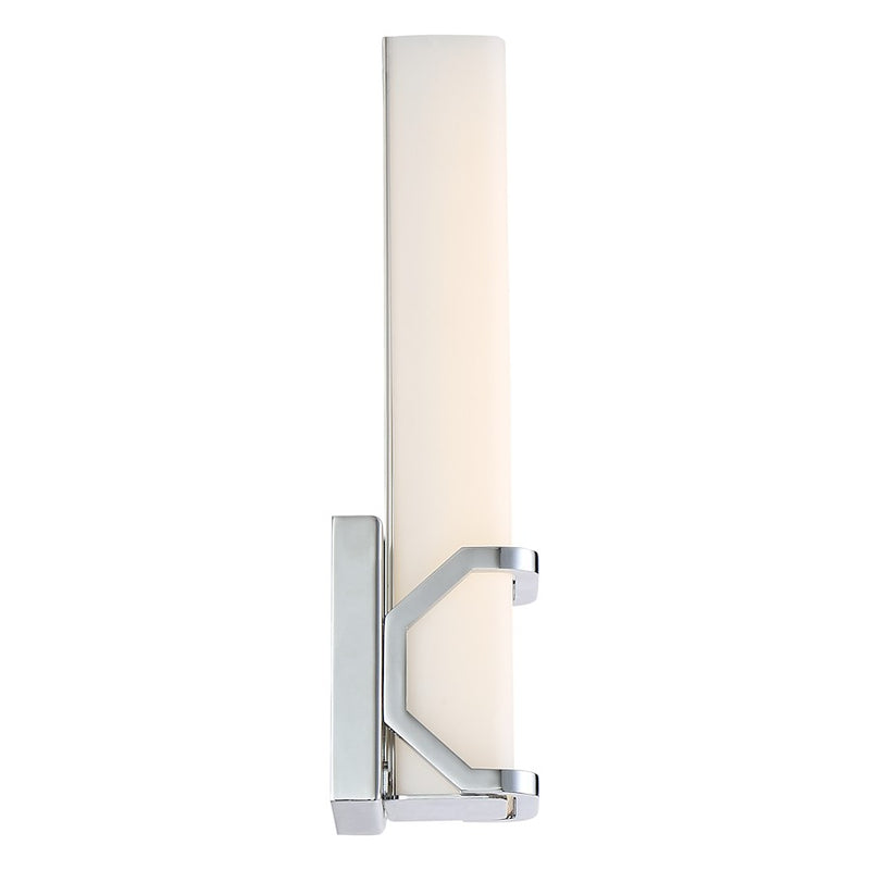 Quoizel Platinum Collection Axis Bath Light, 1 Light, Polished Chrome