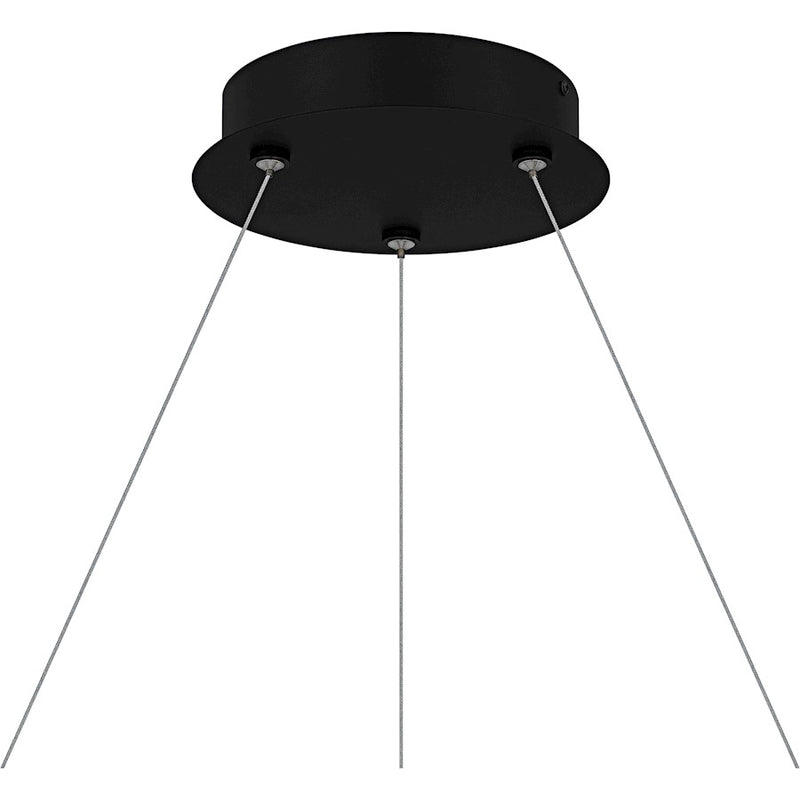 Quoizel Aurelia Light Chandelier, Matte Black/White Swirl Glass