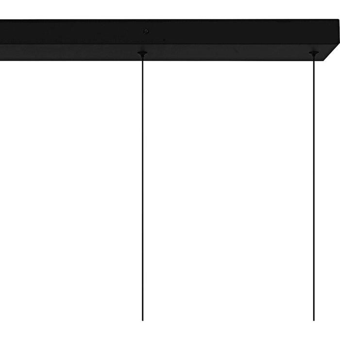 Quoizel Alys 2Light Island Light, Matte Black/Alabaster Glass