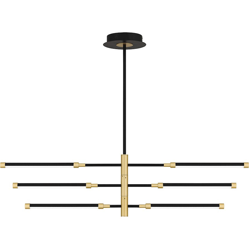 Quoizel Azalea LED Island Light, Matte Black