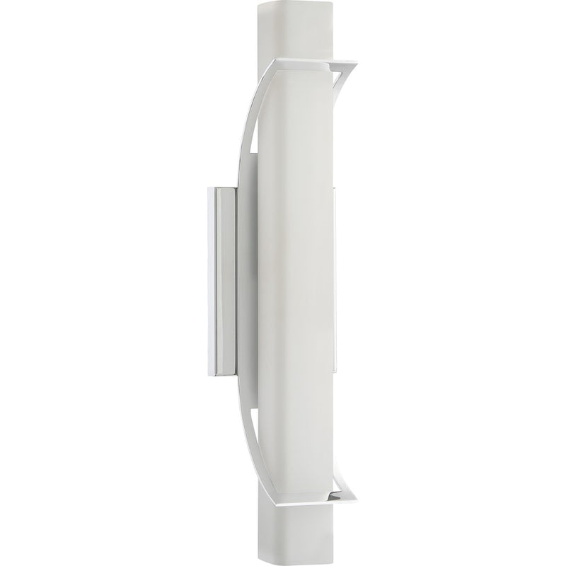 Quoizel Platinum Blade 1 Light Vanity Light, Polished Chrome