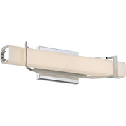Quoizel Platinum Blade 1 Light Vanity Light, Polished Chrome