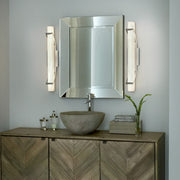 Quoizel Platinum Blade 1 Light Vanity Light, Polished Chrome