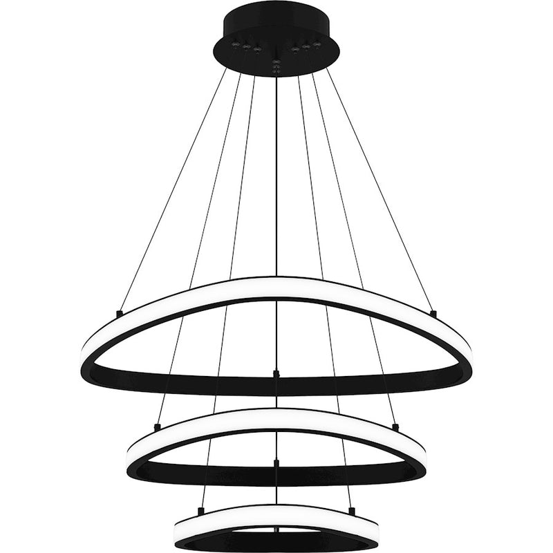 Quoizel Bardot Pendant, Matte Black