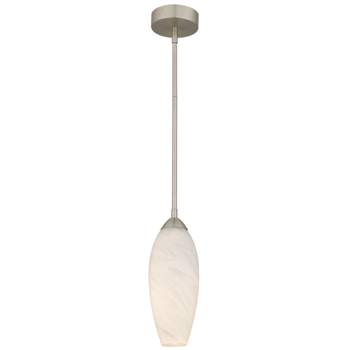 Quoizel Burnett Integrated LED Brushed Nickel, Brushed Nickel - PCBUR1505BN