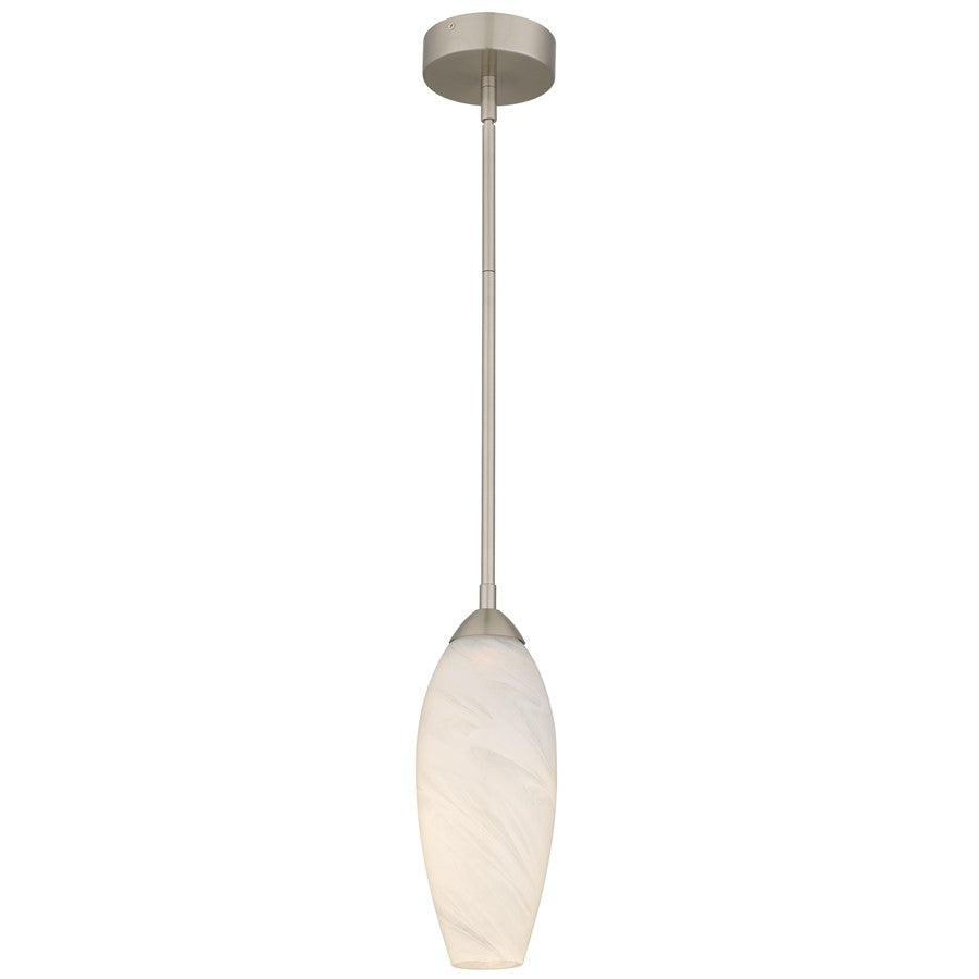 Quoizel Burnett Integrated LED Brushed Nickel, Brushed Nickel - PCBUR1505BN