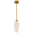 Quoizel Burnett Integrated LED Brushed Gold Mini, Brushed Gold - PCBUR1505BRG