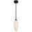 Quoizel Burnett Integrated LED Mini Pendant, Matte Black - PCBUR1505MBK