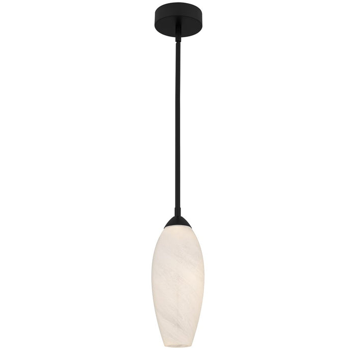 Quoizel Burnett Integrated LED Mini Pendant, Matte Black - PCBUR1505MBK