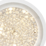 Quoizel Platinum Blaze Flush Mount, 17W LED, Polished Chrome