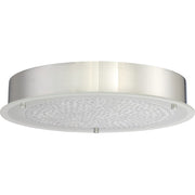Quoizel Platinum Blaze Flush Mount, 22W LED, Polished Chrome