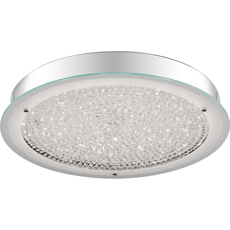 Quoizel Blaze Flush Mount, Polished Chrome