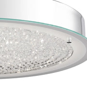 Quoizel Blaze Flush Mount, Polished Chrome