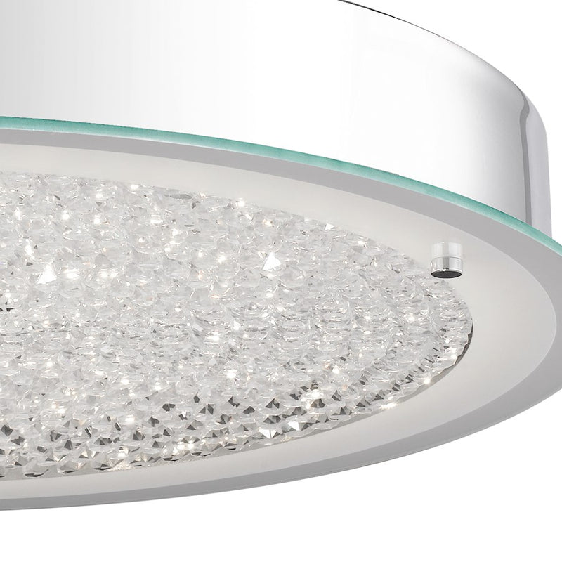 Quoizel Blaze Flush Mount, Polished Chrome