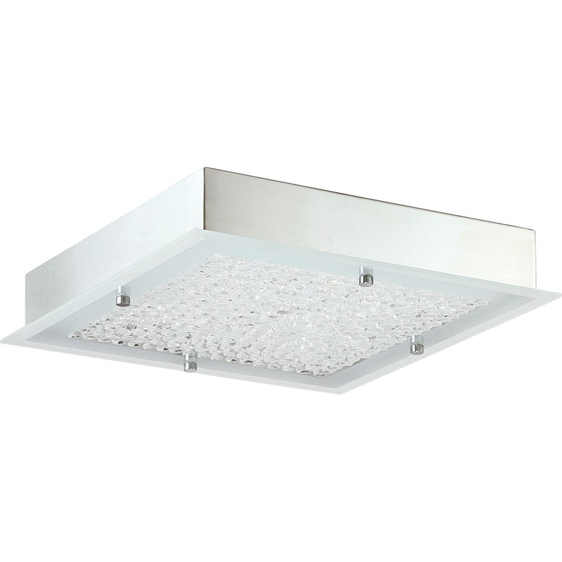 Quoizel Platinum Blaze Light Flush Mount, Polished Chrome