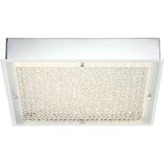 Quoizel Platinum Blaze Light Flush Mount, Medium, Polished Chrome