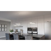 Quoizel Blaze 20in 1-Light Pendant | Modern Polished Chrome and Clear Crystal Glass | Dining Room & Foyer | 20.5 x 20.5 x 2 in | Model PCBZ2820C