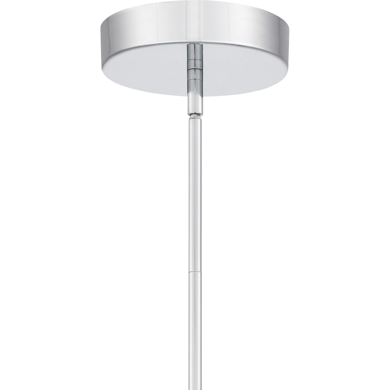Quoizel Clairon 24in LED Pendant | Contemporary Polished Chrome Globe | Kitchen Island & Dining Room | 23.75 x 23.75 x 26.5 in | Model PCCLR2824C
