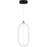 Quoizel Calista LED Mini Pendant, Matte Black