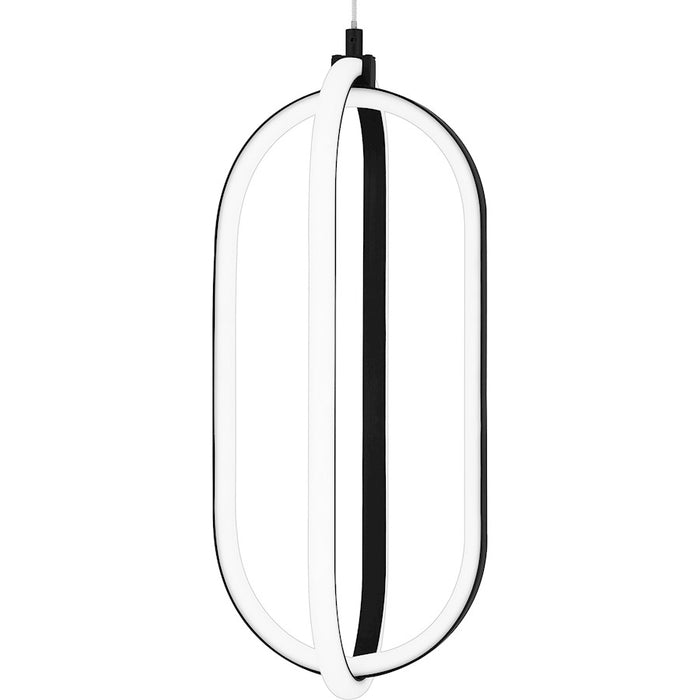 Quoizel Calista LED Mini Pendant, Matte Black